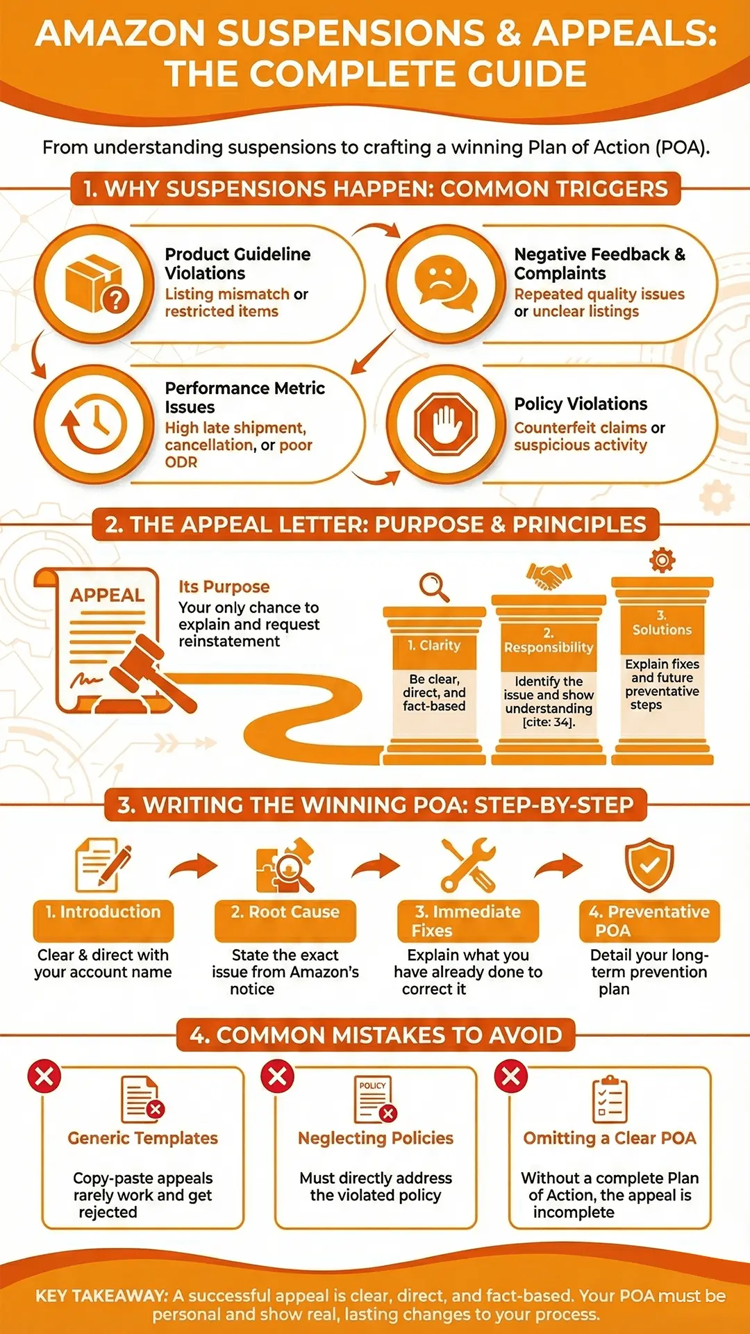 Infographic for Amazon Appeal Letter